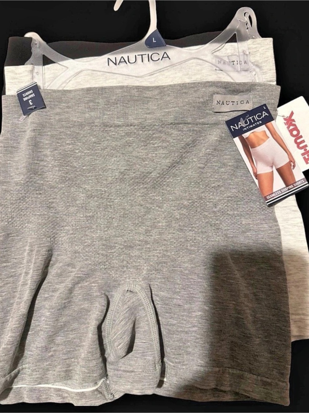 Nautica woman Boxer Briefs Gray Size Large NWT